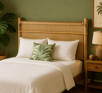 St. Thomas Rattan King Headboard