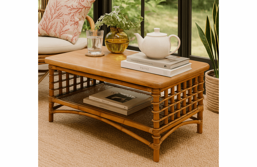 Stockbridge Rattan Coffee Table