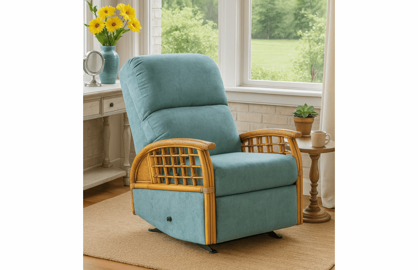 Stockbridge Rattan Glider Recliner