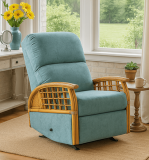 Stockbridge Rattan Glider Recliner