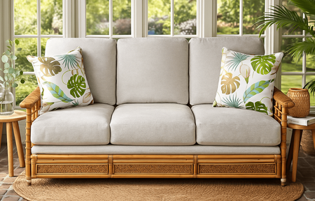 Stockbridge Rattan Queen Sleeper Sofa