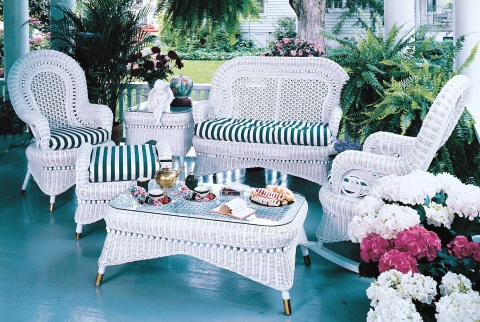 Victorian Wicker Collection: Replica of Antique Wicker Furniture