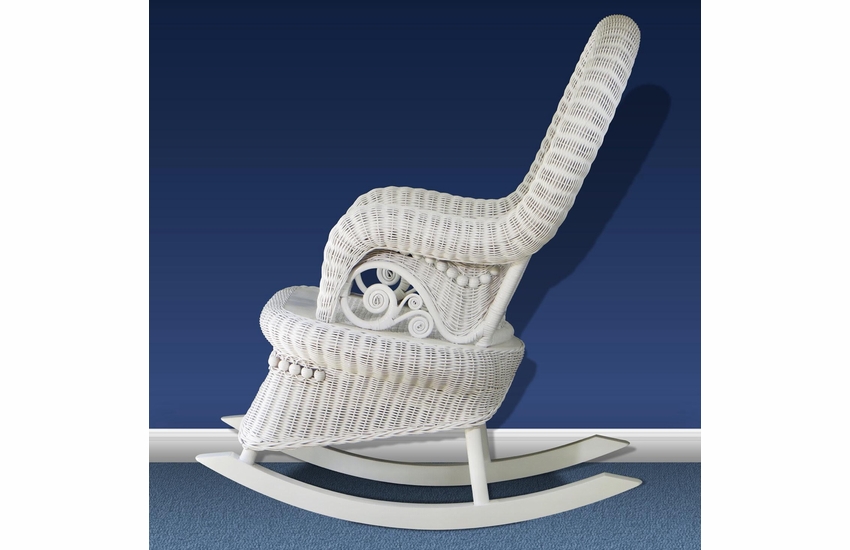 Wicker Car Rocker Victorian Wicker Rocker