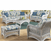 White Wicker Furniture Set of 6 Lanai