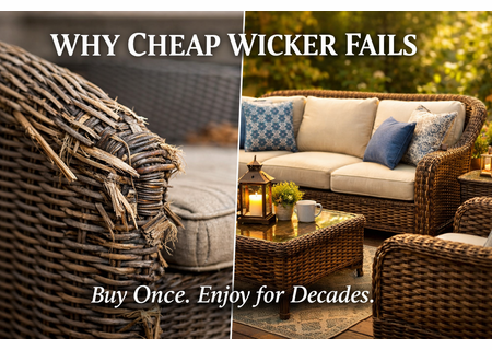 Why Cheap Wicker Furniture Fails (And What to Buy Instead)