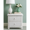Wicker 2 Drawer Nightstand - Elana