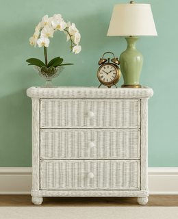 Wicker 3 Drawer Dresser - Elana