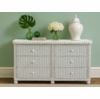 Wicker 6 Drawer Dresser - Elana