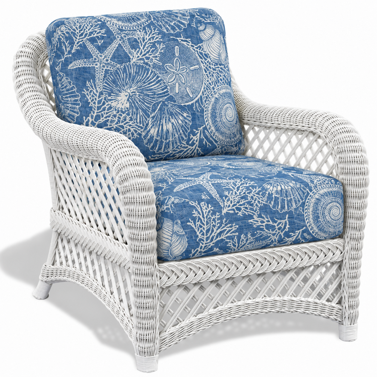 Wicker Chair Cushions (2 Cushions)