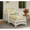 Wicker Chaise Lounge  - Lanai White