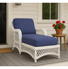 Wicker Chaise Lounge - Lanai White