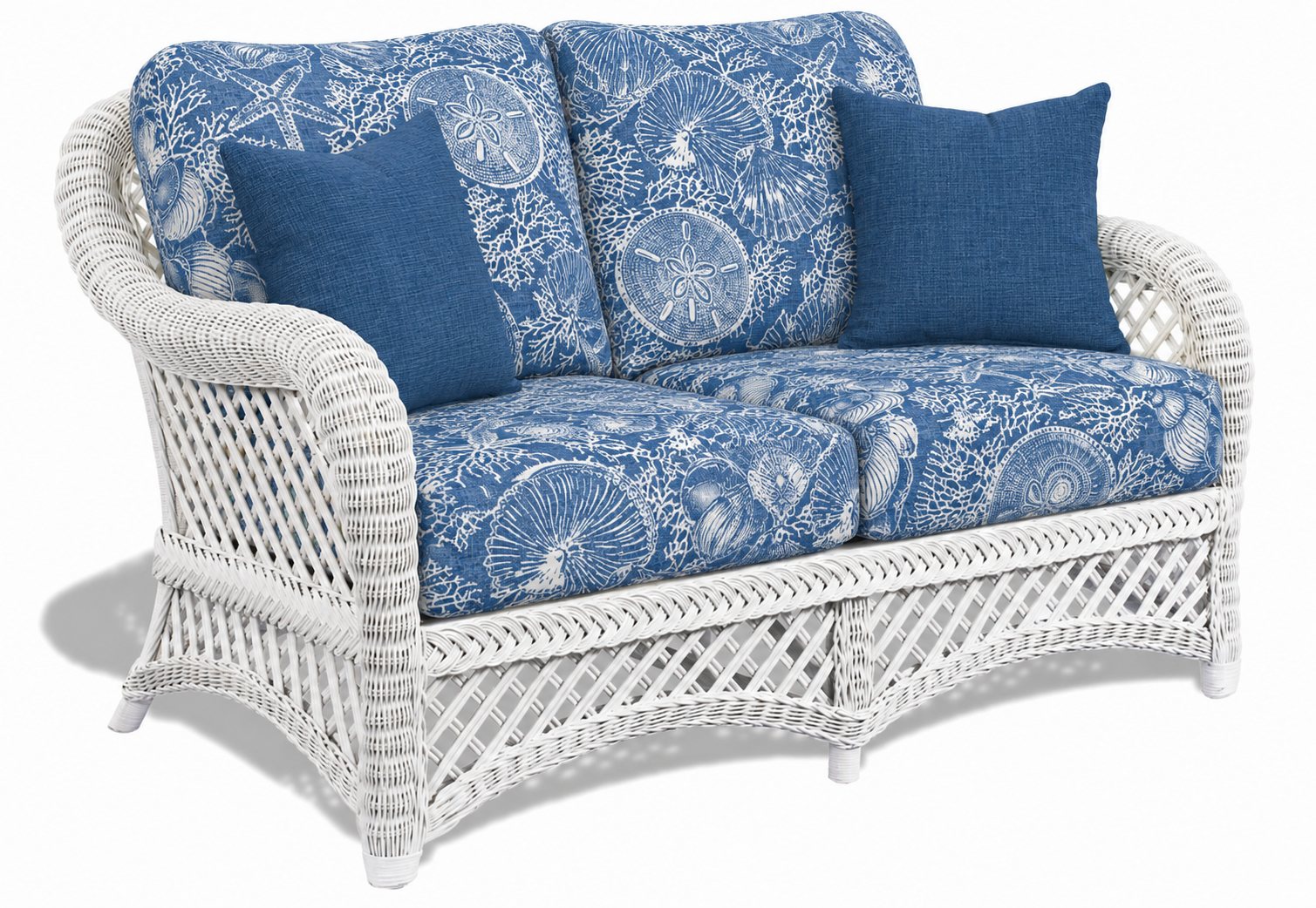 Wicker Loveseat Cushions (4 Cushions)
