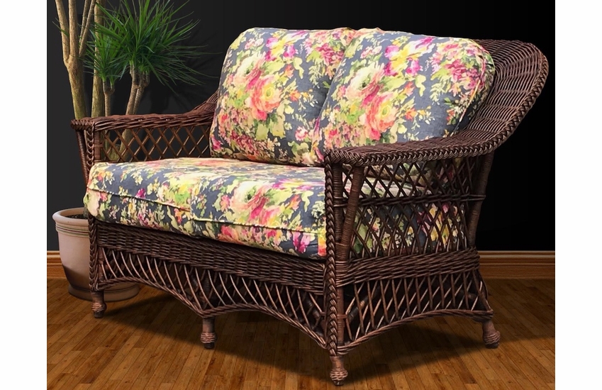 Wicker Loveseat Bar Harbor