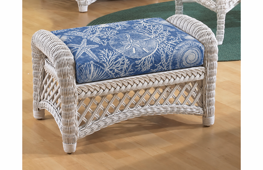 Wicker Ottoman Cushion