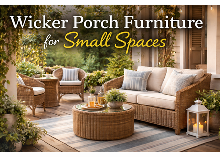 Wicker Porch Furniture for Small Porches: How to Maximize Style, Comfort, and Space