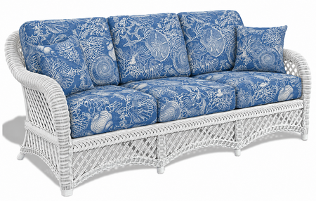Wicker Sofa Cushions (6 Cushions)