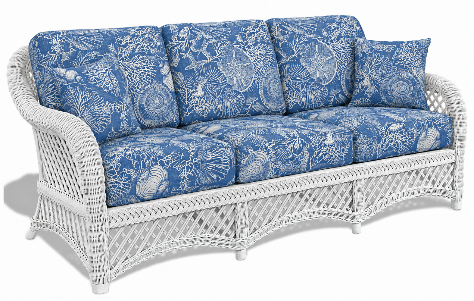 Wicker Sofa Cushions (6 Cushions)
