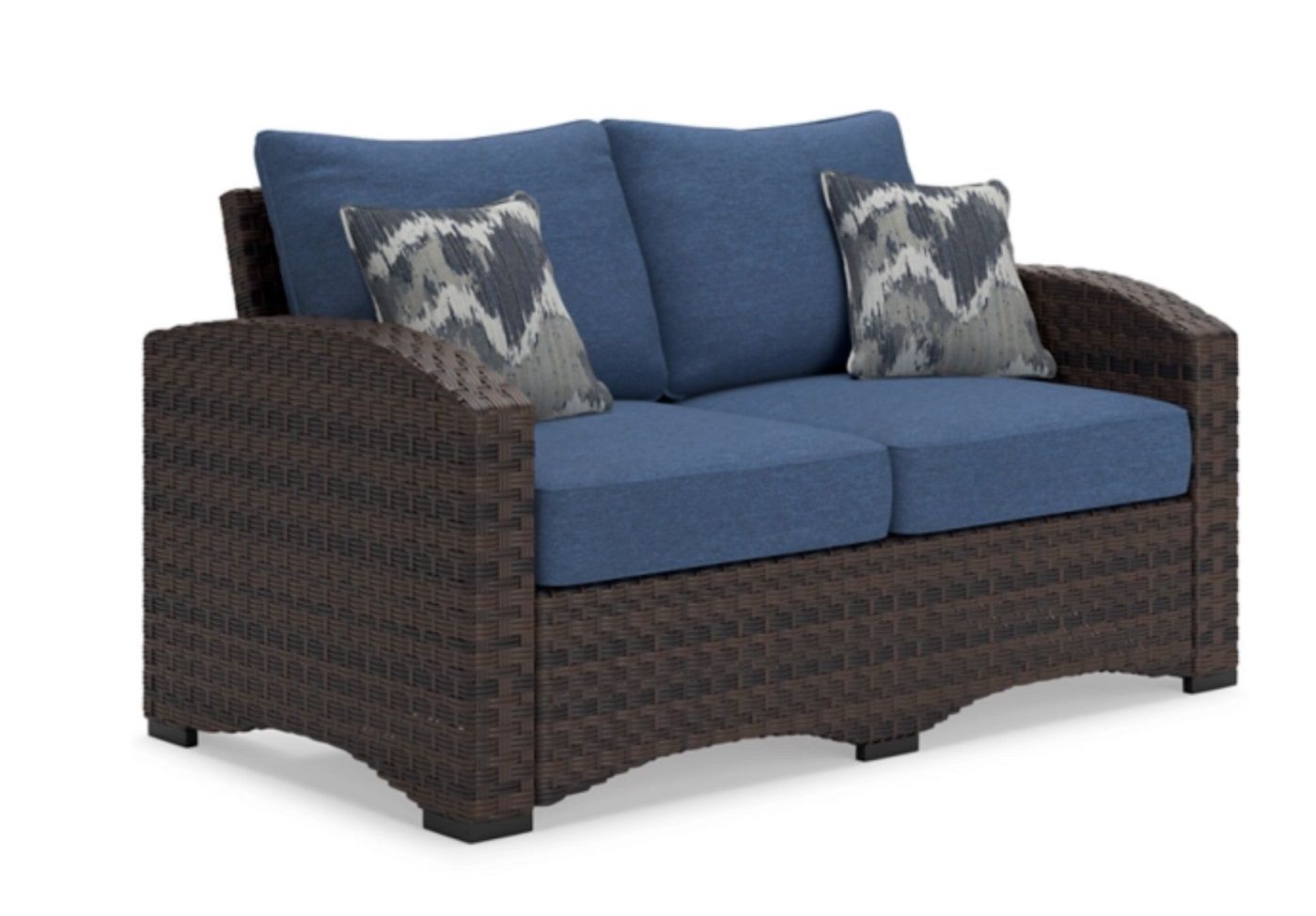 Windglow Outdoor Wicker Loveseat