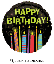 18 inch Birthday Colorful Candles 
