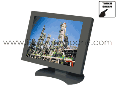 10'' 4:3 LED Industrial Chassis/Wall Mount Metal Housing , VGA Input,Side or Top OSD w/ Capacitive Touch (Finger only) and USB Controller (Model: TCH1000-TC)