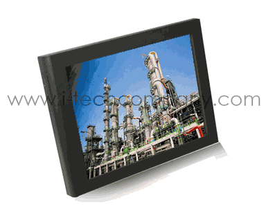 10.4'' 4:3 LED Industrial Chassis/Wall Mount Metal Housing, VGA Input,Side or Top OSD (Model: TCH1040LED)