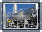 10.4" Open Frame LCD Monitor w/ VGA input Optional w/ Touch Screen, S-Video/Composite video and 12V/24V/48V DC (Model iOP-1000)