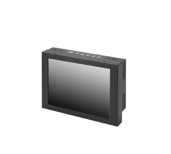 Chassis Mounting, 10.4" LCD monitor, 800 x 600, 350 nits  VGA+HDMI  Input with 5 Wire Resistive Touch Screen and USB Controller Black Color, 12VDC-IN with Adapter, Power Cable: America