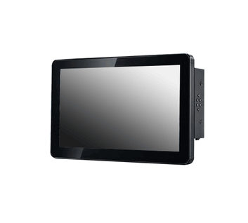 10.1" Front IP65 Zero Bezel Chassis True Flat Design LCD with VGA, HDMI, PCAP Touch and 12VDC with external 100-240VAC power adapter