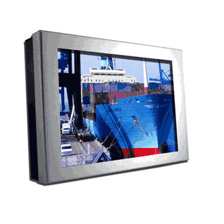 12.1" Chassis Mount LCD with Anodizing Aluminum Front Bezel w/ VGA, Optional AV inputs, Touch Screen in Chassis Mount 12.1" LCD display (Model iDP-1200A-AV)
