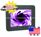12.1" Industrial Monitor Rugged Cast Aluminum Enclosure with optional touchscreen (Model: UCH1200IP)