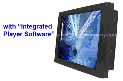 12" complete Digital Signage System with integrated player software. 1.5GHz x86 Processor, Window XP Embedded OS, 4GB Flash, 1GB RAM, and 1024x768 resolution. (Model: DSX1200TS)