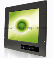 12" Marine Bridge System Display, Panel Mount IP65 aluminum housing with powder coating design (IP54 rear),  1024x768, 400nits. (Model: WPM-MAR-1200M2)