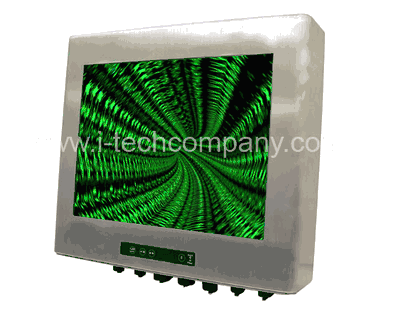 15.1" LCD, 1024x768, Full IP65/Stainless steel, Resistive Touch, Atom N270 1.6 GHz, 945GSE ICH7M, 512MB. (Model: WCHPC1500A-SIP-TRF)