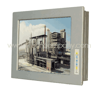15" 350cd/m2 LCD Monitor, Aluminum Front Panel, Silver Color, USB Touch Screen (Model: EPM1510-TU)