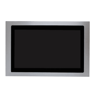 15.6" Aluminum Front Bezel True Flat Touch Panel PC, True flat PCT touch screen , i3 4010U , 2 x HDMI , 2 x RS232 , 4 x USB, 2 x LAN, 1 x DC in 24V, VESA mounting & panel mount , resolution :  1366  x 768 dpi (Model: KPCW1560-i3-FPCAP)