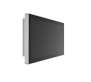 15.6" (1920x1080) Defence PCAP Panel PC, Intel Tigerlake-UP3 Core i3/i5 Processors, IP65 Aluminum Front Bezel, AG, Removable 2.5" HDD/SSD Tray, DC 12~24V Wide Range Power Input, -40~70C