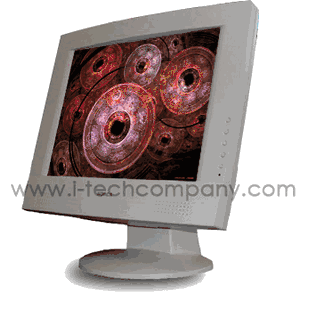 15 Black 5WR Serial Touch LCD Monitor (Model: FCH1500-RTS-S)