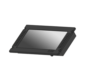 15.6" Rugged LCD Monitor, 1920x1080 Programmable Function Keys, with 450nits 1x VGA, 1x DVI, 1x HDMI, 1x RS232, 1x DC with Mil. Circular connector