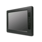 15"  Rugged Full IP65 Dust/water resistant Protection (Except I/O parts) Anti-Shock and Vibration, Wide Range Operating Temperature, VESA or Desktop Mount,9-36V DC, VGA input 1024x768, 1000 nits  Resistive touch with AR function ; Optical bonding ; M12 connector in only VGA and 9-36V DC (Model: WRD1500HBA3)