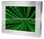 15" Stainless Panel PC with Touch Screen, GM45-Core2Duo, 1 LAN, 2 COM, 4 USB, 12V DC Adapter. (Model: BMPCS1500C2D)