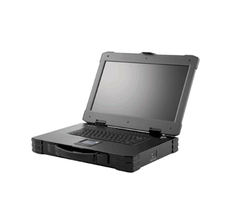 17.3" Display Blackhawk Series Rugged Portable Console with 2 standard USB KVM console ports and 2 CAT5 KVM Extender