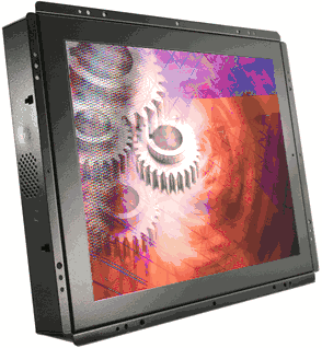 17" Open Frame LCD w/ VGA input, ELO 5-wire Resistive Touch w/ Serial Controller (Model SOP117E)