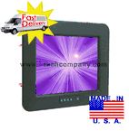 17" Panel PC Full NEMA4 Rugged Cast Aluminum Front Bezel with optional touchscreen (Model: UPMPC1700)