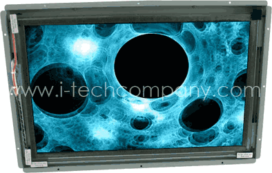 17" Widescreen Open Frame LCD Monitor w/ VGA, Video inputs (Model WOPW1700A1AV)