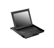 1U 17" LCD Keyboard KVM drawer, Combo Single Console, G keyboard w/ Touch pad & Audio-in w/ Speakers & "External Power Adapter", DVI + Audio + VGA. Include cable NB-6A (6ft Long VGA x 1, USB x 1 Keyboard and USB 1 x  Mouse)