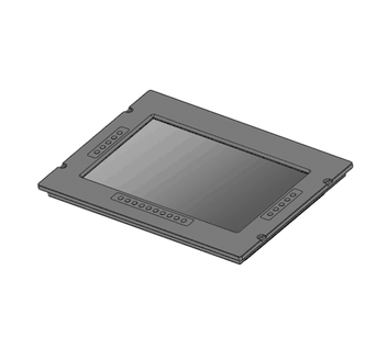 NHDW Series: IP67 17.3" Rugged Display, 1920 x 1080 FHD,15 User Program. Keys, 3 x RS170 Video In, 1 x RS170 Out, 1 x HD-SDI In, 1 x HD-SDI Loop Out (Model: NHDW1750)