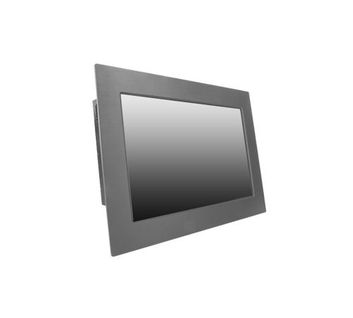 18.5" High Brightness Front IP65 Industrial Panel Mount LCD, AR Glass (Non Touch) 1920x1080, 1000nits with VGA, HDMI, DP and 100-240VAC Power Cord