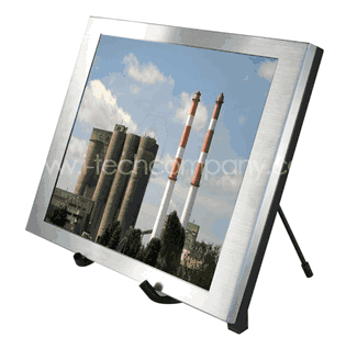 19" Panel PC w/ Fan Front Stainless Panel Intel 945GM / Core2Duo T5500 / 1.66GHz 2G DDR2 160G SATA 1xCOM/4x USB/ VGA/LAN/HD-TW out & HDAudio with Resistive Touch (Model: PNPC1900C2D)