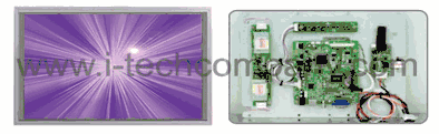 19" Sunlight Readable LED LCD KITS (Model: JPD1900-KIT-A).