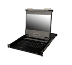 1U 17.3" LED 1920 x 1080 Single Slide LCD 104 Keyboard touchpad, 300nits. With 12 port DVI KVM switch, 100-240V AC 50/60Hz via IEC Type power cord 1U 17.3" LED 1920 x 1080 Single Slide LCD 104 Keyboard touchpad, 300nits. With 12 port DVI KVM switch, 100-240V AC 50/60Hz via IEC Type power cord